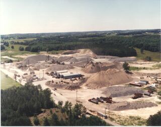 Aerial Shot of Main Pit in Uxbridge